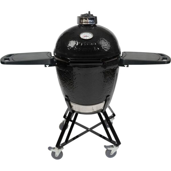 Primo All-In-One Ceramic Kamado Grill With Cradle & Side Shelves - 773