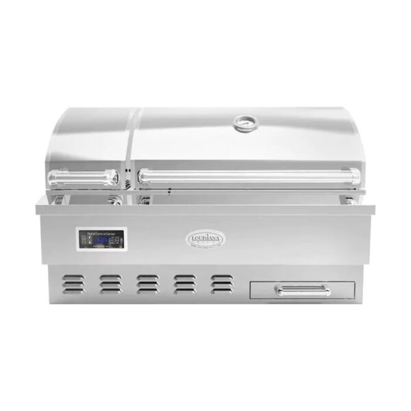 Louisiana Grills Estate Series 860 sq in 304 Stainless Steel Built-In Pellet Grill - LG ESTATE 860BI