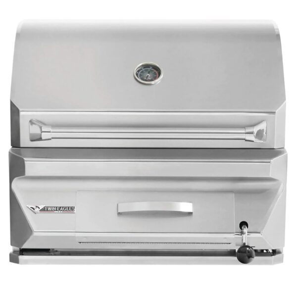 Twin Eagles 30-Inch Built-In Stainless Steel Charcoal Grill - TECG30-C