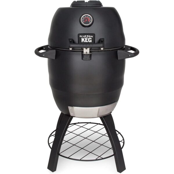 Broil King Keg 2000 Steel Charcoal Kamado Grill - Black