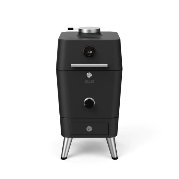 Everdure By Heston Blumenthal 4K 21-Inch Charcoal Grill & Smoker - Graphite - HBCE4KGUS